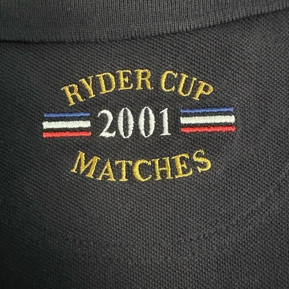 Vintage Slazenger Ryder Cup Collection Polo Shirt 2001 The Belfry Golf Size L - Picture 5 of 9